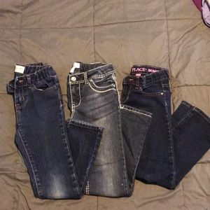 Bundle of 3 girls jeans